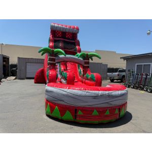 25 Ruby crush Tsunami water slide (sku W316)