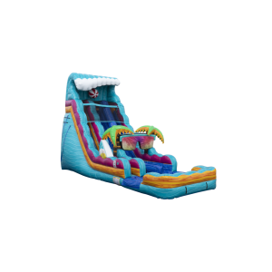 Dual lane beach Life water slide (sku W317-1)