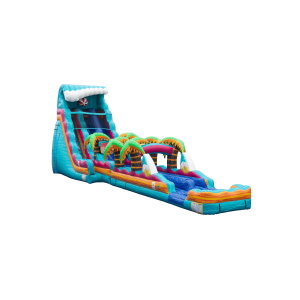 Dual Lane Slip & Slide Beach Life Water Slide (sku W317-2)